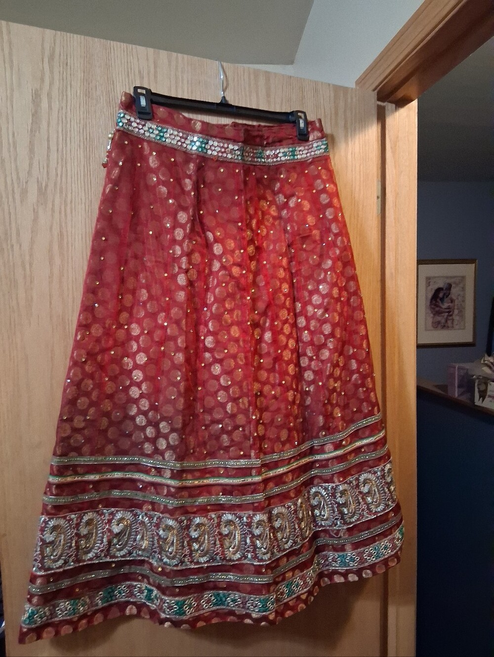 traditional North Indian Gujarati style Lehenga (Ghagra) skirt, No Tags, Festive